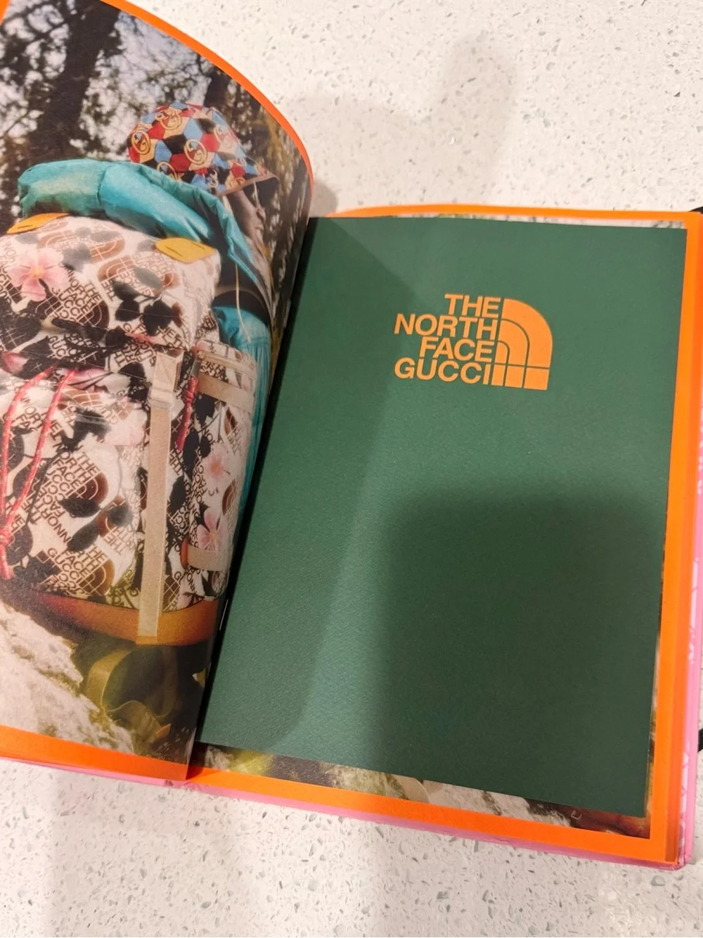 The North Face branded notebook